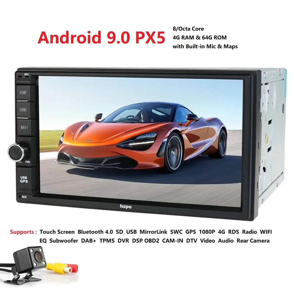 Best 4GRAM Android9.0 AutoRadio 8OctaCore 7Inch 2DIN Universal Car NO DVD player GPS Stereo Audio Head unit Support DAB DVR OBD BT CD 2 Best 4GRAM Android9.0 AutoRadio 8OctaCore 7Inch 2DIN Universal Car NO DVD player GPS Stereo Audio Head unit Support DAB DVR OBD BT CD 2