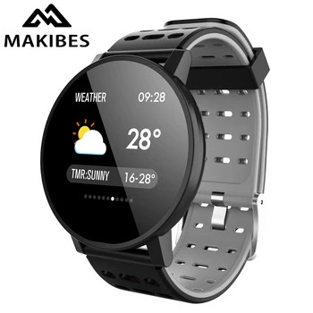 

Makibes T3 Smart watch IP67 waterproof Activity Fitness tracker Blood oxygen Blood pressure Men women smartwatch PK V11 Bracelet