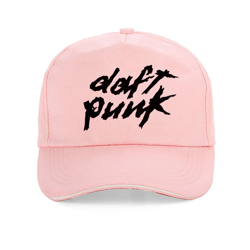 DAFT панк живой танец DJ электронная музыкальная группа кепки DP DJ Рок Бейсболка s для мужчин и женщин регулируемые Хлопковые бейсболки шапки gorras - Цвет: Розовый