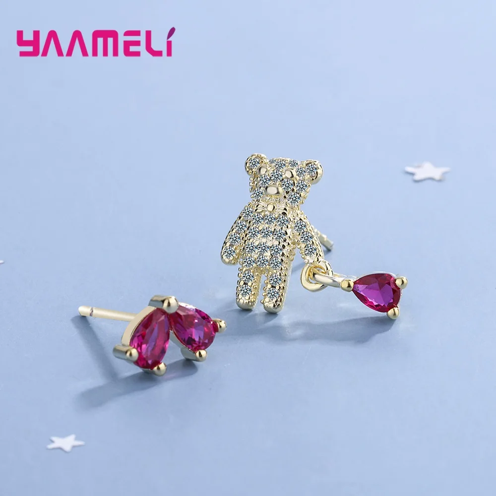 Orecchini Da Donna Asimmetrici Con Orecchini A Goccia In Argento Sterling 925 Con Goccia A Goccia In Argento Sterling