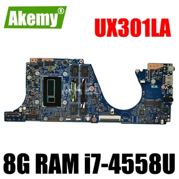 

UX301LA Laptop motherboard For Asus UX301LA UX301LAA UX301L UX301 Test original mainboard 8G RAM i7-4558U