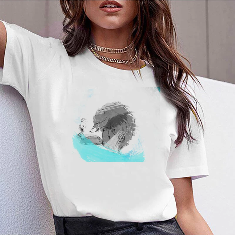 198514_T Shirt Casual O-Neck Short Sleeves Women T-shirt Hipster Cool Graphic Tee |