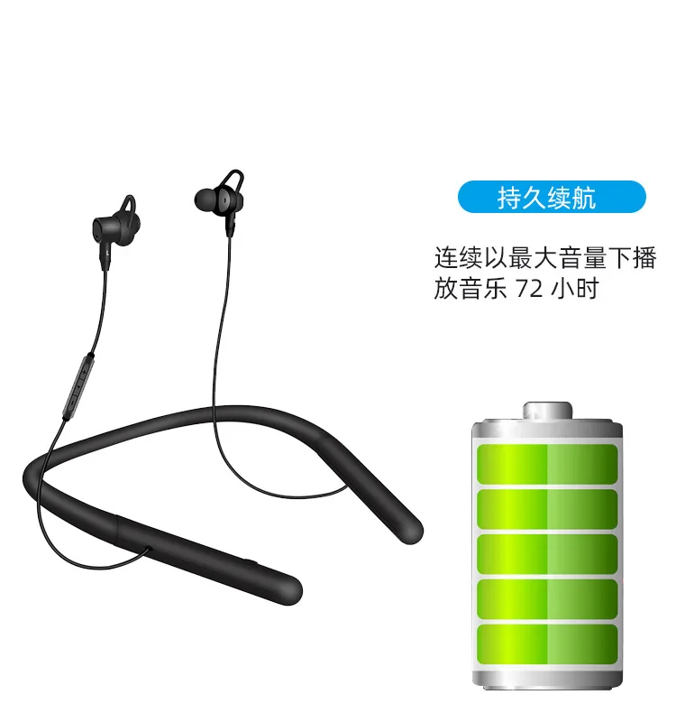 Стиль противозаконная модель ANC Холтер активное шумоподавление Bluetooth гарнитура 5,0 jing gua shi двойная ручка спортивный беспроводной Холтер