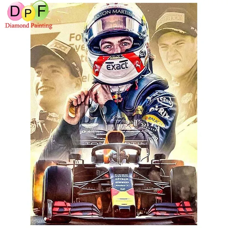 

DPF Full /round drill people racer mosaic Diamond Painting Diy Diamond Embroidery Cross stitch Home Decoration Crafts