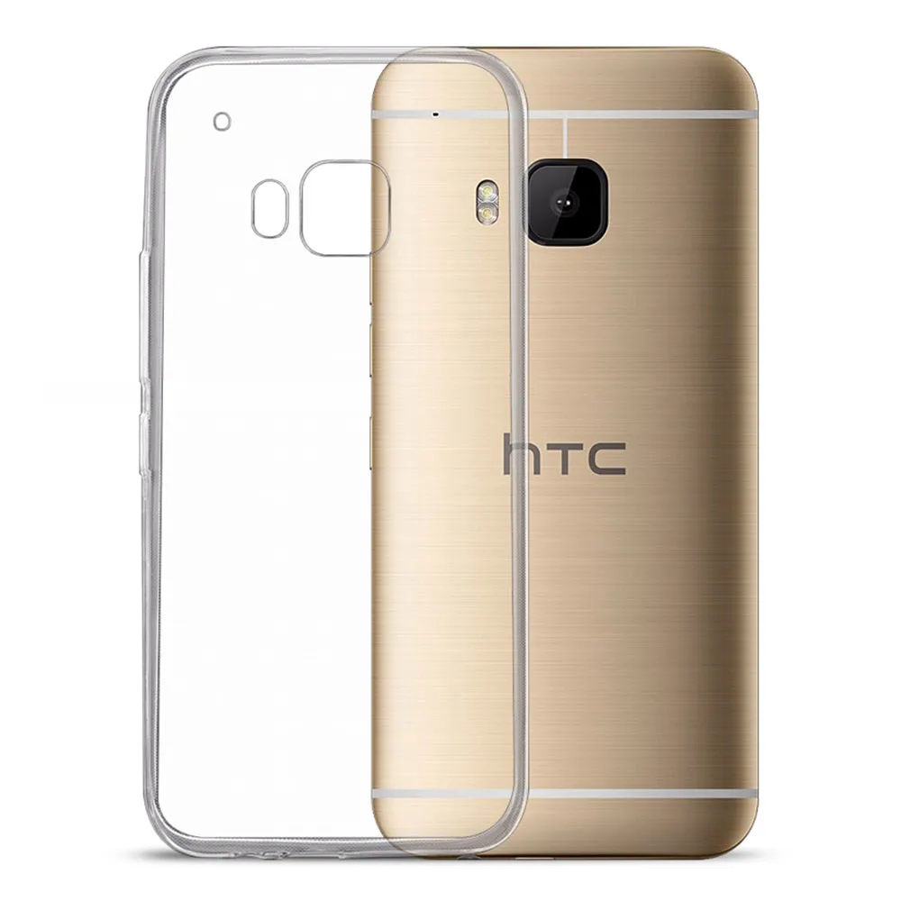 Funda suave transparente a prueba de golpes para teléfono móvil HTC One, M7, M8, M9, M10, X9, X10, U11, U11 Plus
