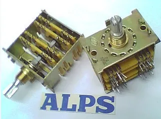 

2PCS/LOT ALPS Alps rotating band switch 4, 8 axis long 20MM