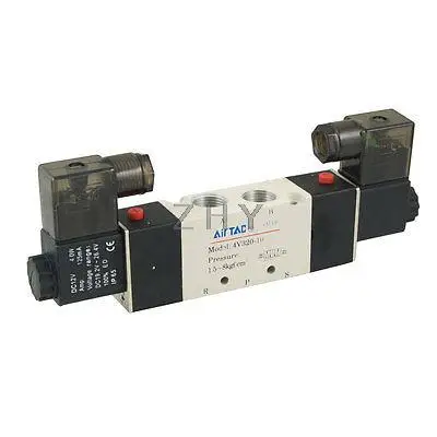 4V320-10 DC 12V 125mA 2 положения 5 способов воздушного контроля Соленоидный клапан
