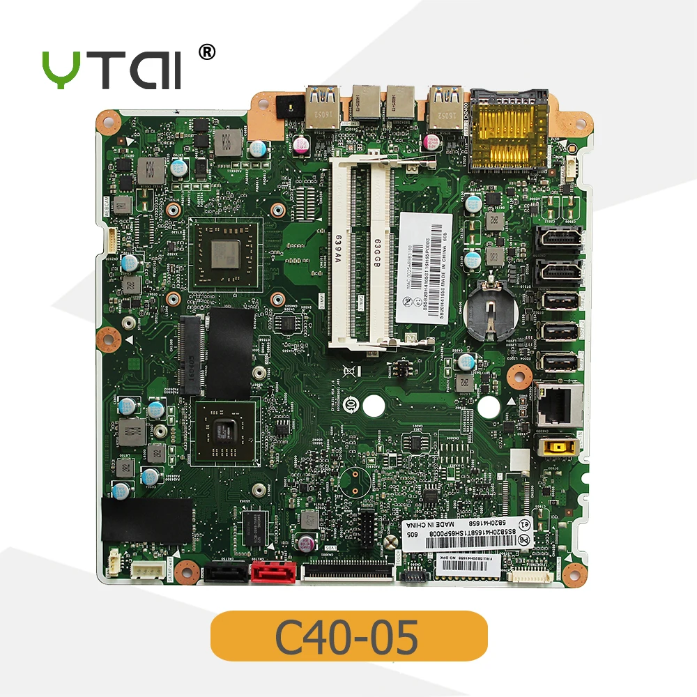 

YTAI For Lenovo IdeaCentre AIO C40-05 All-in-One PC motherboard CPU A6-6310u DDR3 CFTB3S1 6050A2665601.A01