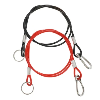 

Heavy Duty Tow Ropes Wire Cable High Strength Hook Steel Wire Trailer Car Emergency Safety Towing Rope Cable Hook Ring