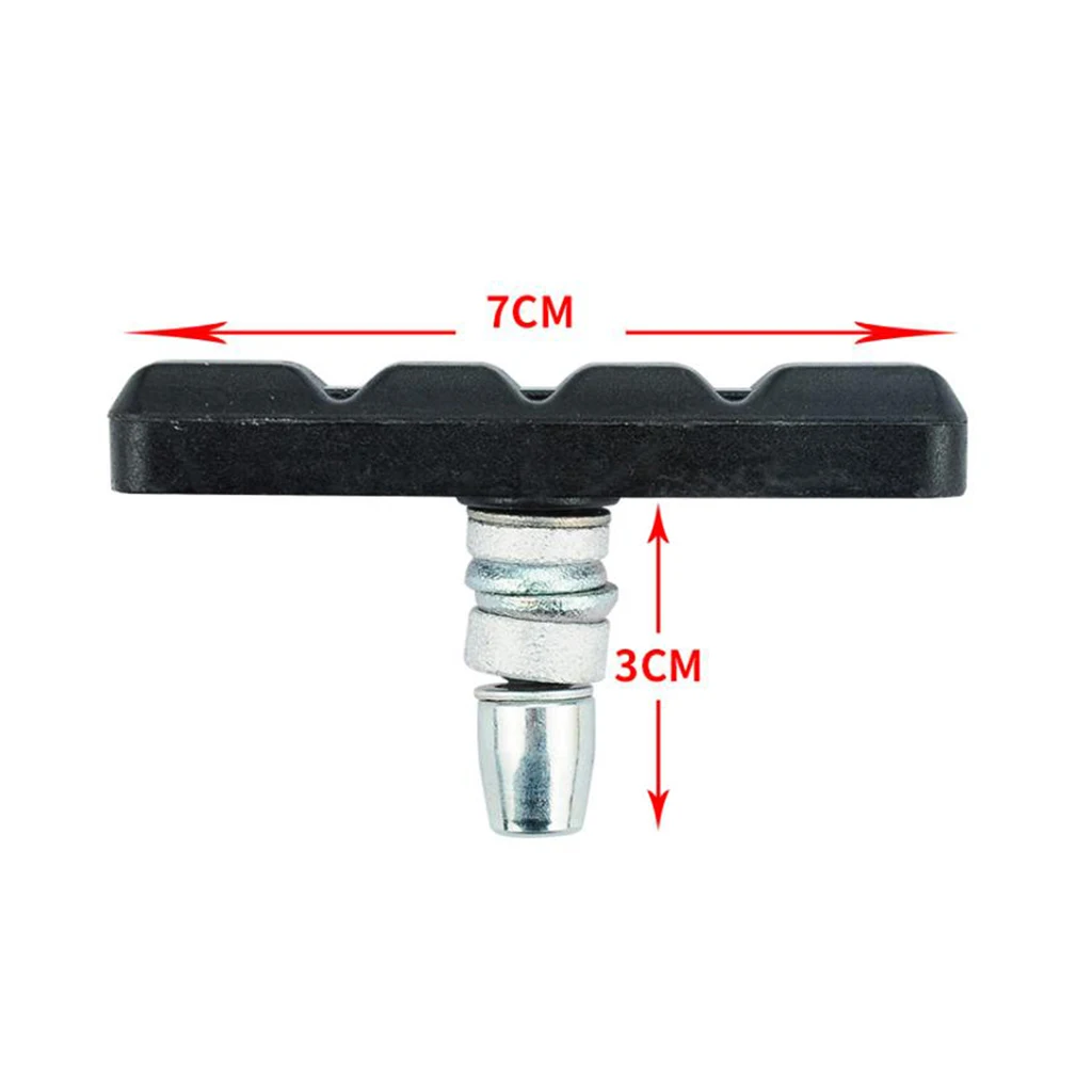 70mm Rubber Bike V Brake Pad Bicycle V-Brake Blocks Shoes Bicycle Components