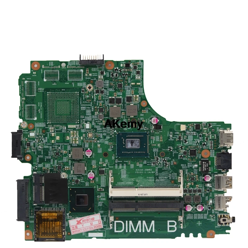 12204-1 For Dell INSPIRON 2421 3421 5421 laptop motherboard CN-07GDDC 12204-1 com Dual-core CPU orginal Teste motherboard