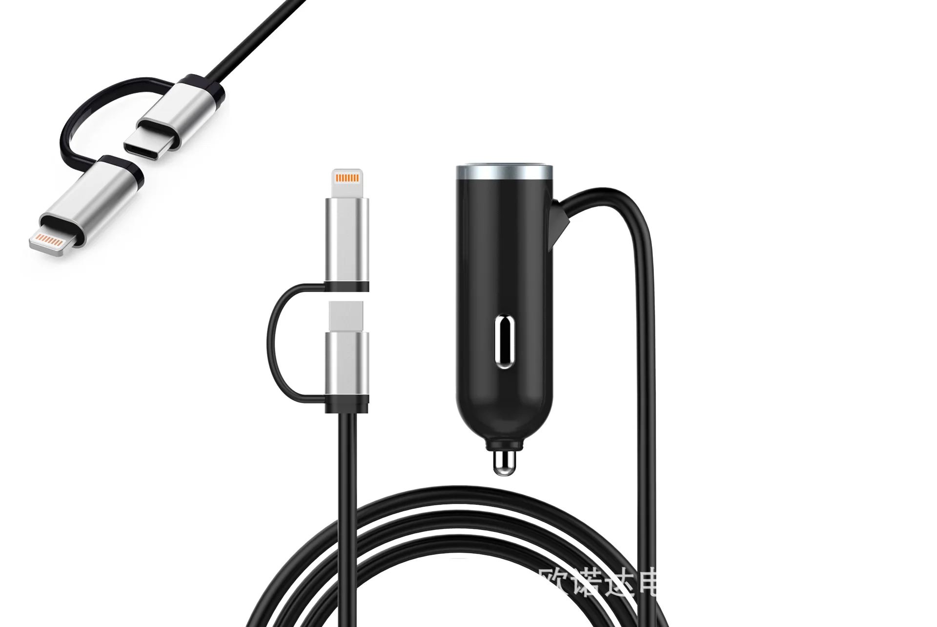 USB Автомобильное зарядное устройство, подставка 3.1A автомобильное зарядное устройство IPhoneX зарядное устройство для мобильного телефона(с линией) Мини Автомобильное зарядное устройство