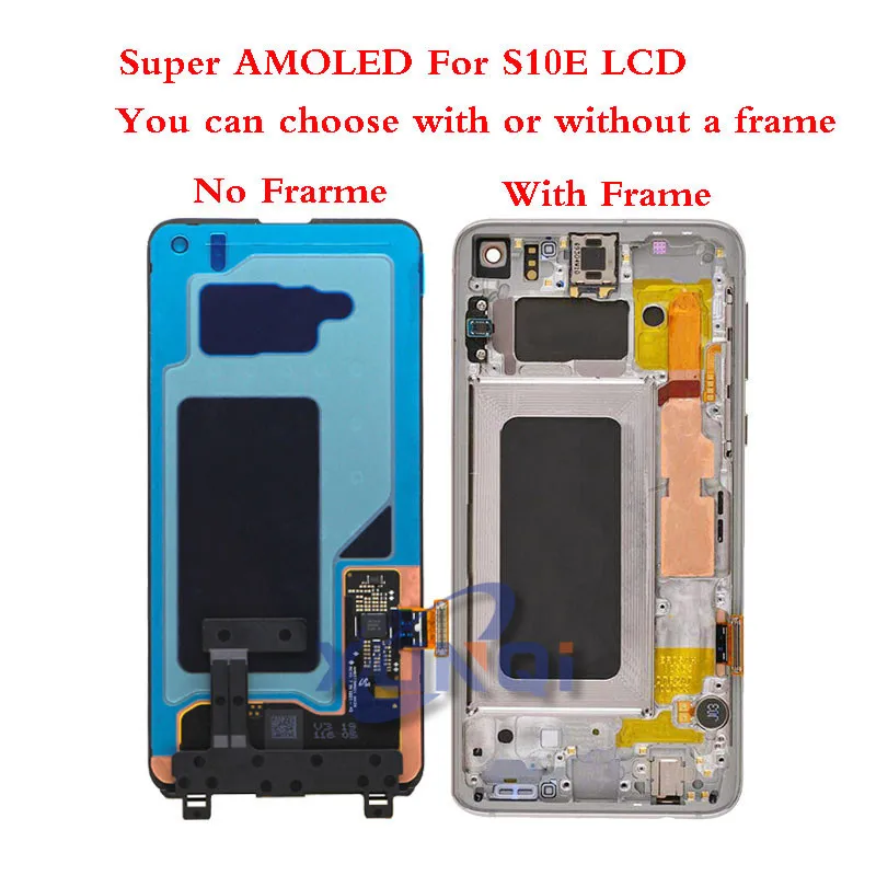 Для samsung Galaxy S10 e lcd G970F/DS G970U G970W SM-G9700 дисплей с рамкой сенсорный экран дигитайзер для samsung S10e lcd