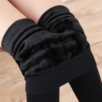 

super stretchy flocking inner women winter leggings long thick(3 types of thickness,200g/220g/300g)
