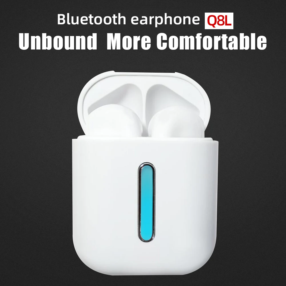 

Bluetooth wireless earphones Q8L tws mini sports headphones touch stereo Bluetooth headset with charging box PKi200 i12 i13 tws