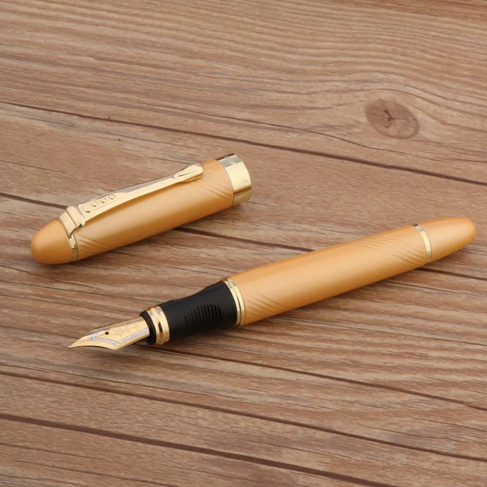 Фирменная Новинка перьевая ручка Jinhao 450 золотой СРЕДНИЙ перо ручек молочного