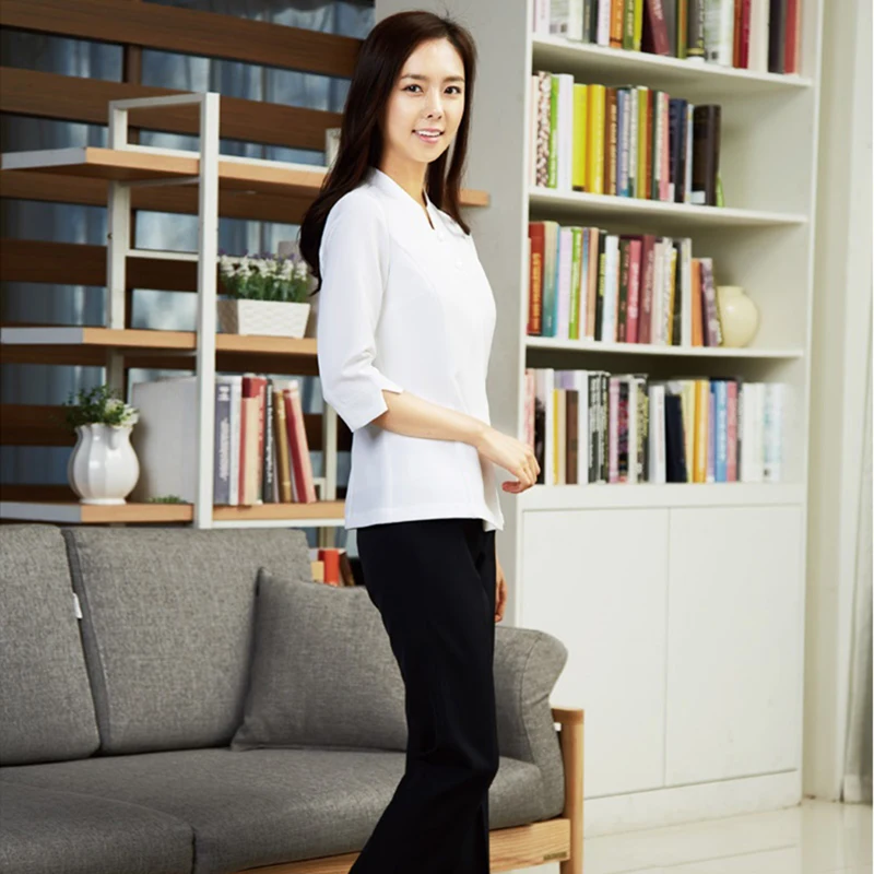 New style cosmetologist work clothes Korean spa physiotherapy technician suit beauty salon care clothes