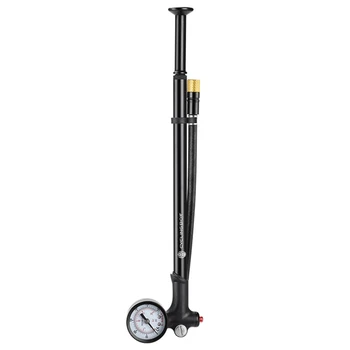 

Bicycle Manual Light Front Fork Shock Absorber Rear Pump w/ Tire Pressure Gauge