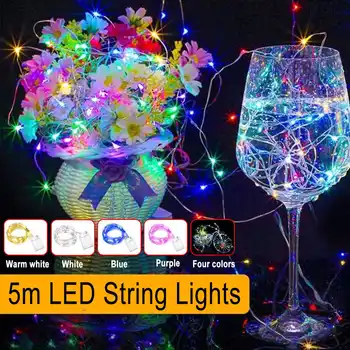

LED String Lights 5M LED Moon Lights 50 Led Micro-Lights For DIY Wedding Centerpiece/Table Decoration/Party