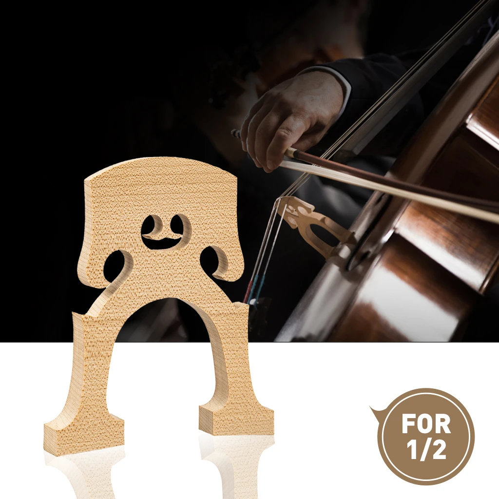 Maple Cello Bridge Standard Maple Bridge For Practice Use 4/4 3/4 1/2 1/4 1/8 Cello cello bridge