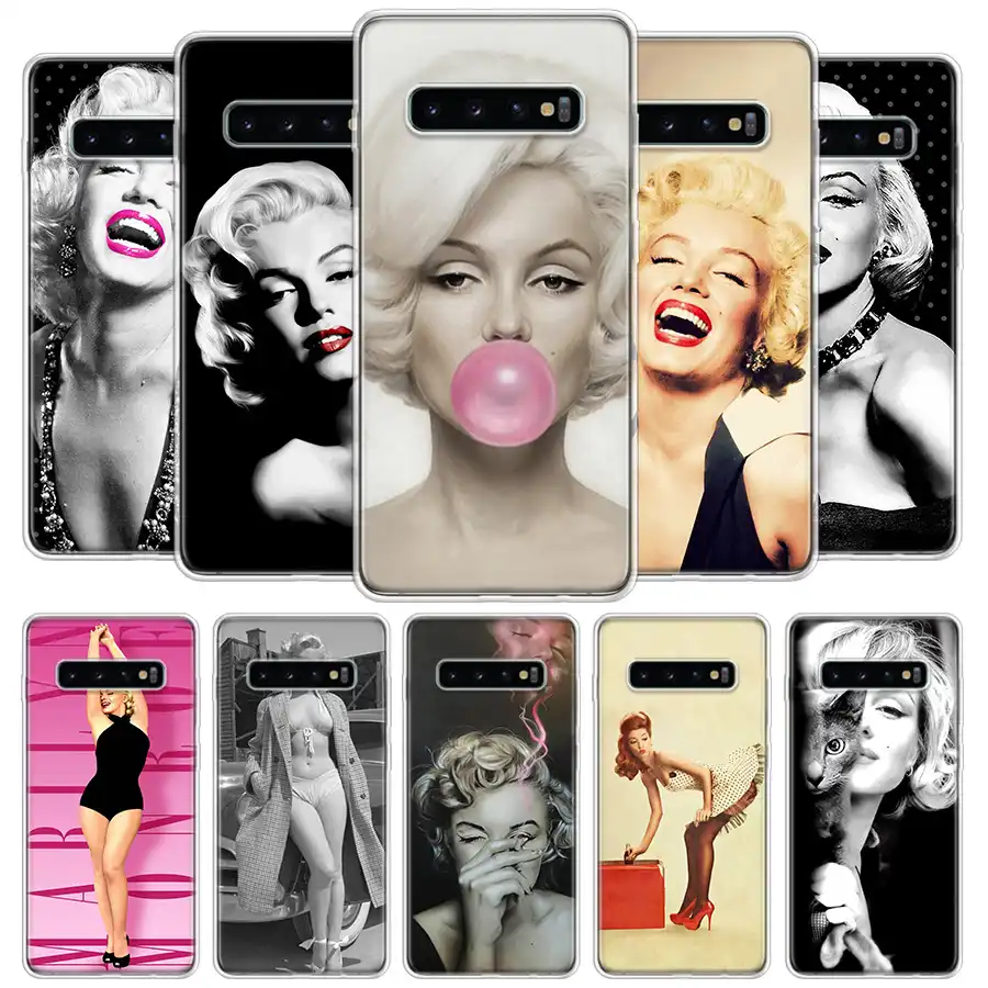 Marilyn Monroe Pin Up Girl Phone Case For Samsung Galaxy A50 A70 A10 A20E A51 A71 M30S A30 A40 A01A21 A6 A7 A8 A9 Plus Coque