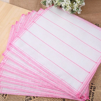 

Five layers cotton yarn Strong Absorbent Soft Scouring Pad Kitchen Cleaning Dish Towel Dry And Wet Cleaning Cloth Kitchen Tools