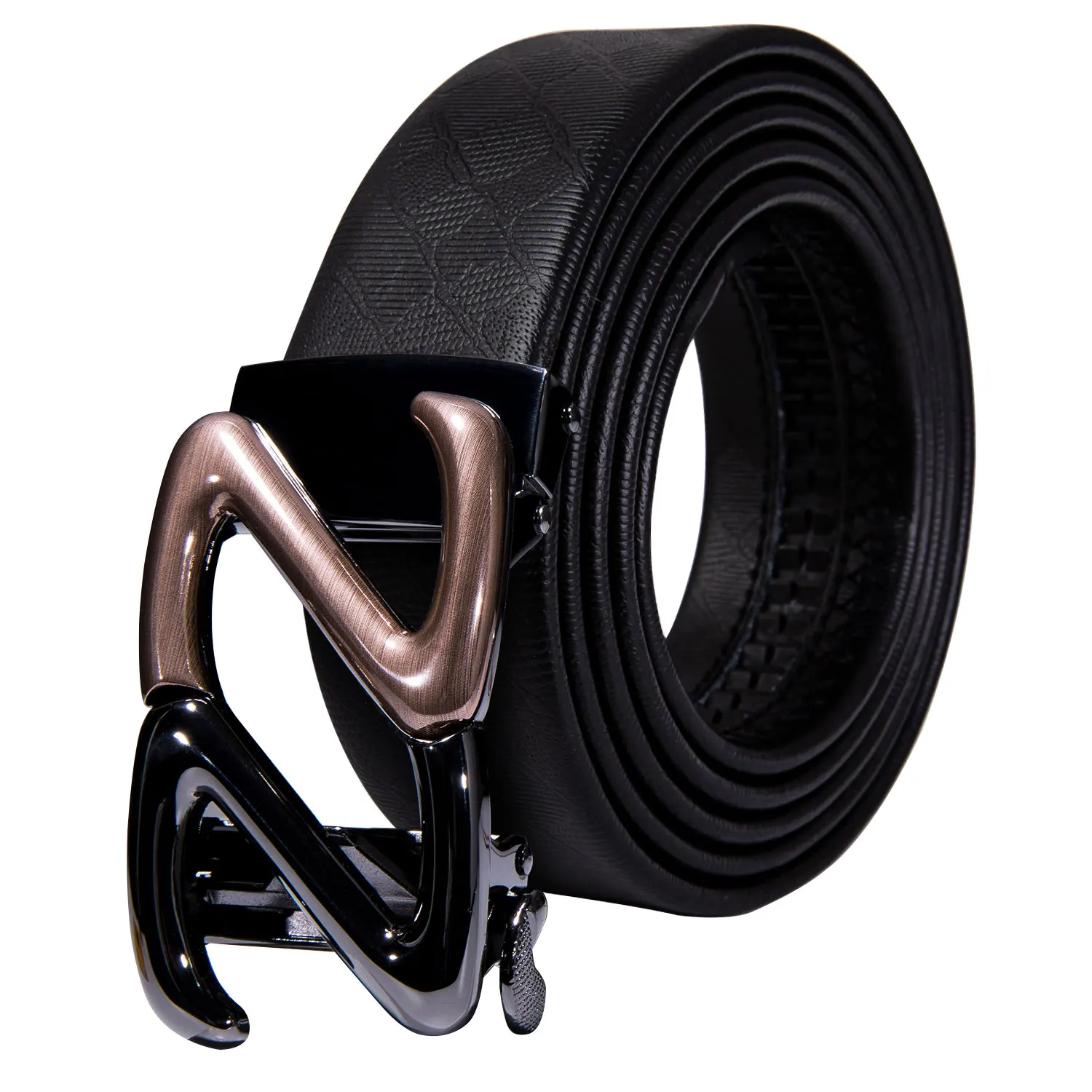 

AK-2159 Male Belt For Mens High Quality Leather Belts 2019 Hot Sale Strap Fashion New Jeans Black Designer Automatic Buckles