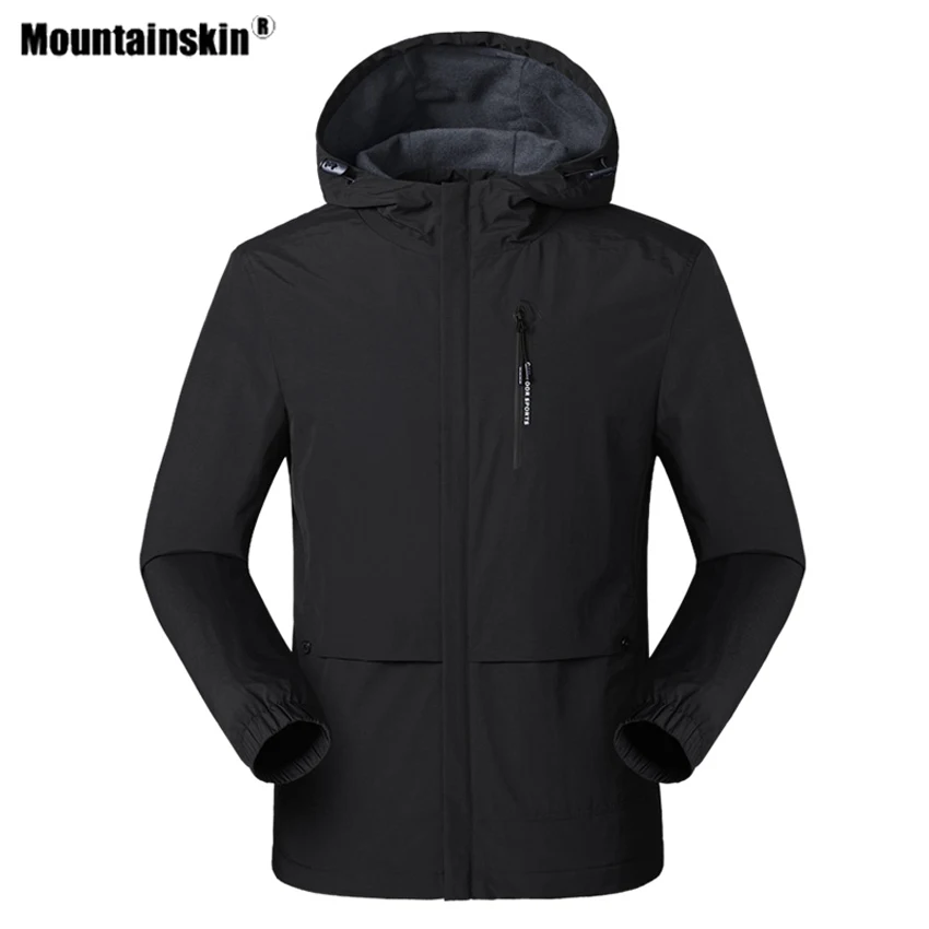 Mountainskin, мужские походные куртки, Осенние, водонепроницаемые, для спорта на открытом воздухе, скалолазания, кемпинга, рыбалки, треккинга, Мужские дышащие пальто, VA625