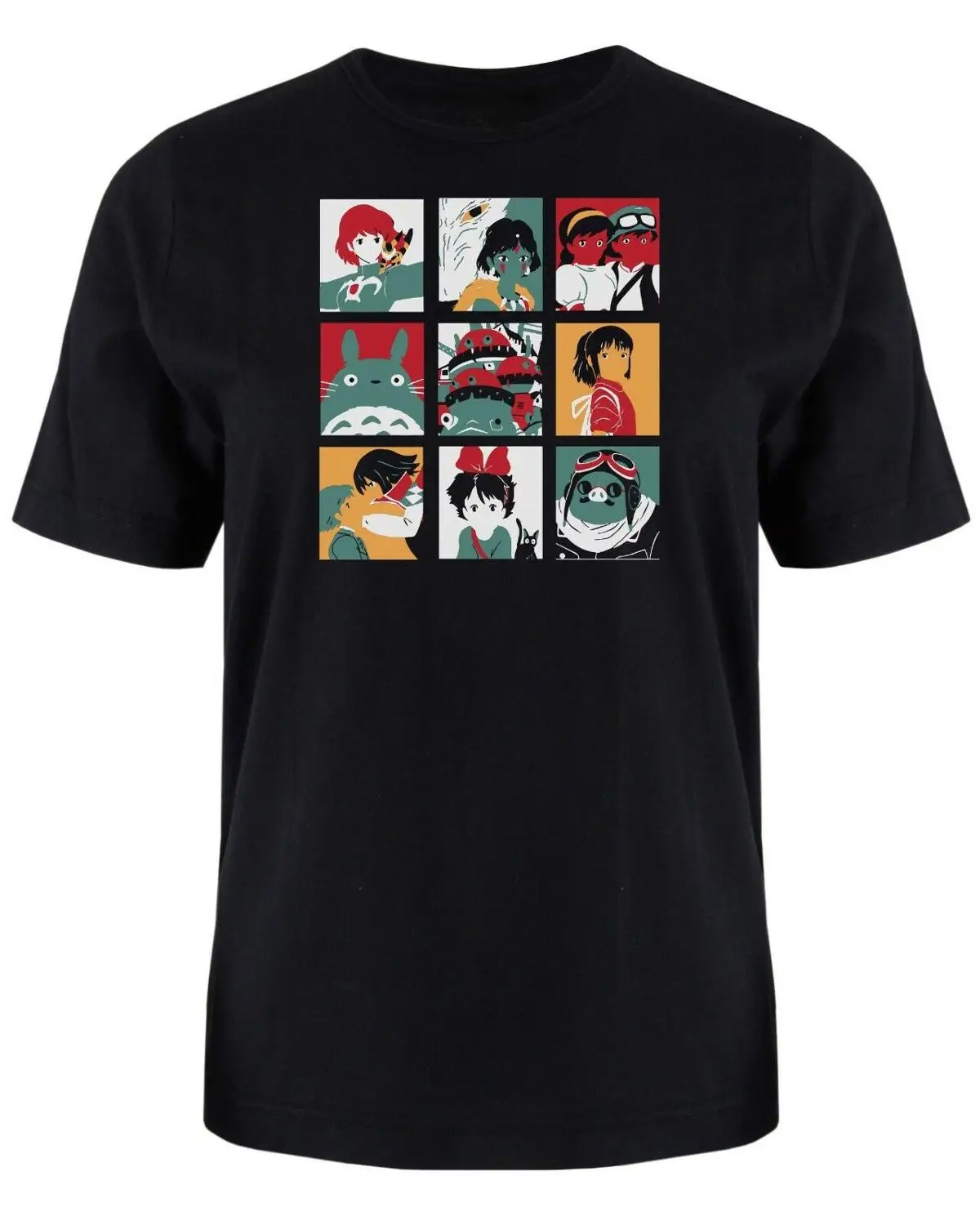 Studio Ghibli Pop Art Inspired футболка унисекс Мужская Топ Тоторо Летняя мода Топ дизайнерские футболки
