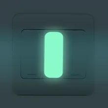 Название наклейки светящаяся кнопка переключения наклейка s переключатель креативный светящийся стикер флуоресцентный GS065