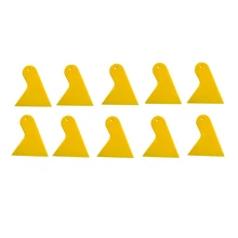 10 шт. профессиональный желтый пластиковый скребок для оконной пленки скребок инструмент для очистки большой