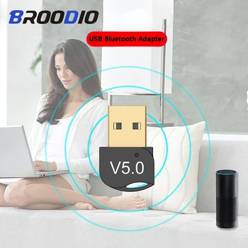 

Mini BT 5.0 Adapter USB Dongle Wireless USB Bluetooth Transmitter Music Receiver Bluetooth Adapter For Computer PC Free Drive