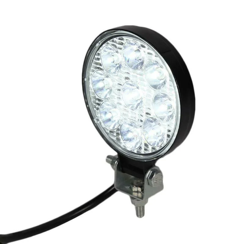 

1 Piece LED Working Fog Light Off-Road Vehicle Inspection Spot Lamp 27W Round Waterproof White Work Lights