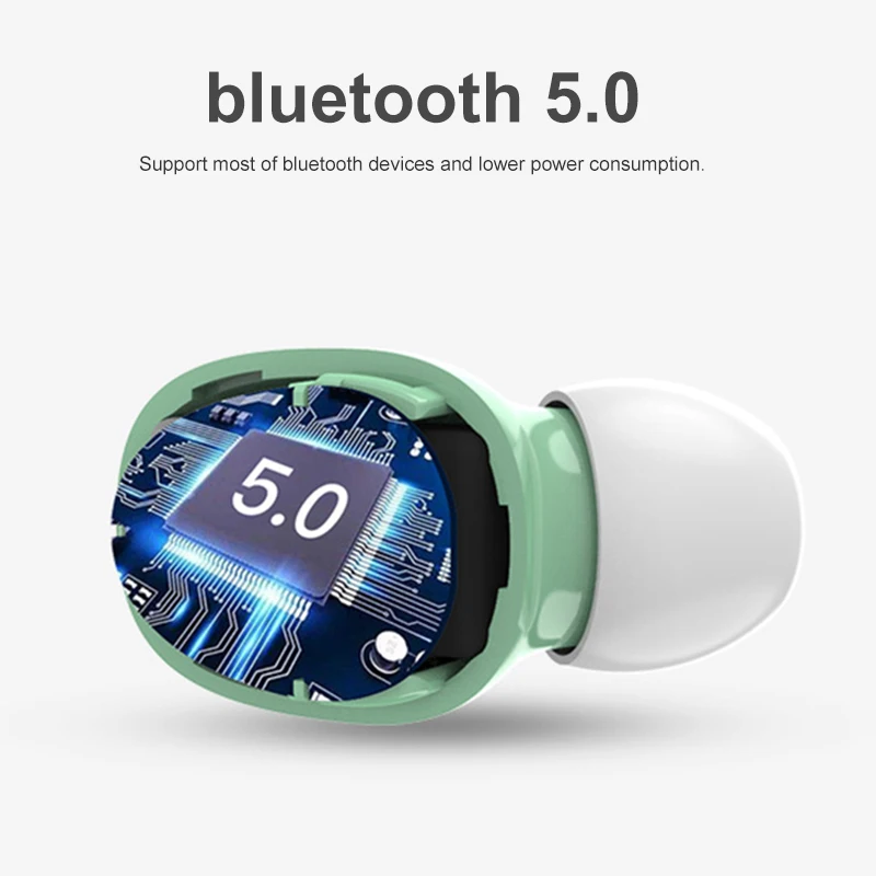 TWSWireless Bluetooth 5 0 Earphones Charging Box Wireless Headphone 6D Stereo Sports Waterproof Earbuds Headsets With Microphone