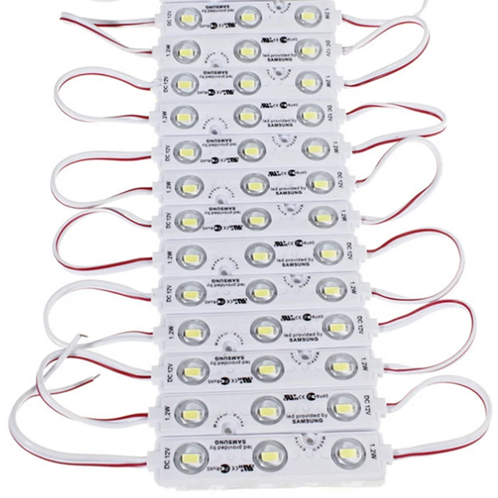 Светодиодный модуль освещения SMD 5730 3 LED s IP65 Водонепроницаемый белый DC 12V