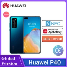 Huawei Smartphone P40 Android10 Supercharge Kirin 990 8Gb 128Gb 50MP Camera Nfc Snelle Schip Telefono الهاتف الخلو هاتف عالي التقني