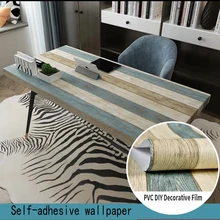 Wood Waterproof WallPaper Self Adhesive Wallpaper PVC Contact Paper  for Sticker for Wardrobe Furniture Home Improvement