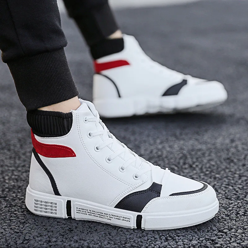 

Autumn Men Shoes Teenager Shoes Junior High School Students Breathable Sports Versatile Autumn Deodorizing-Style Leather Running