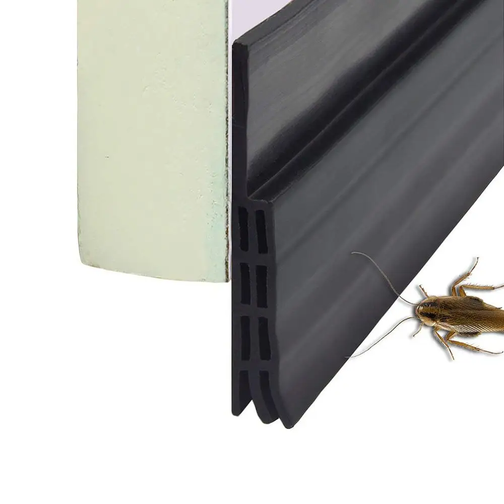 1M Door Bottom Sealing Silicone Draft Stopper Adhesive Threshold Seals
