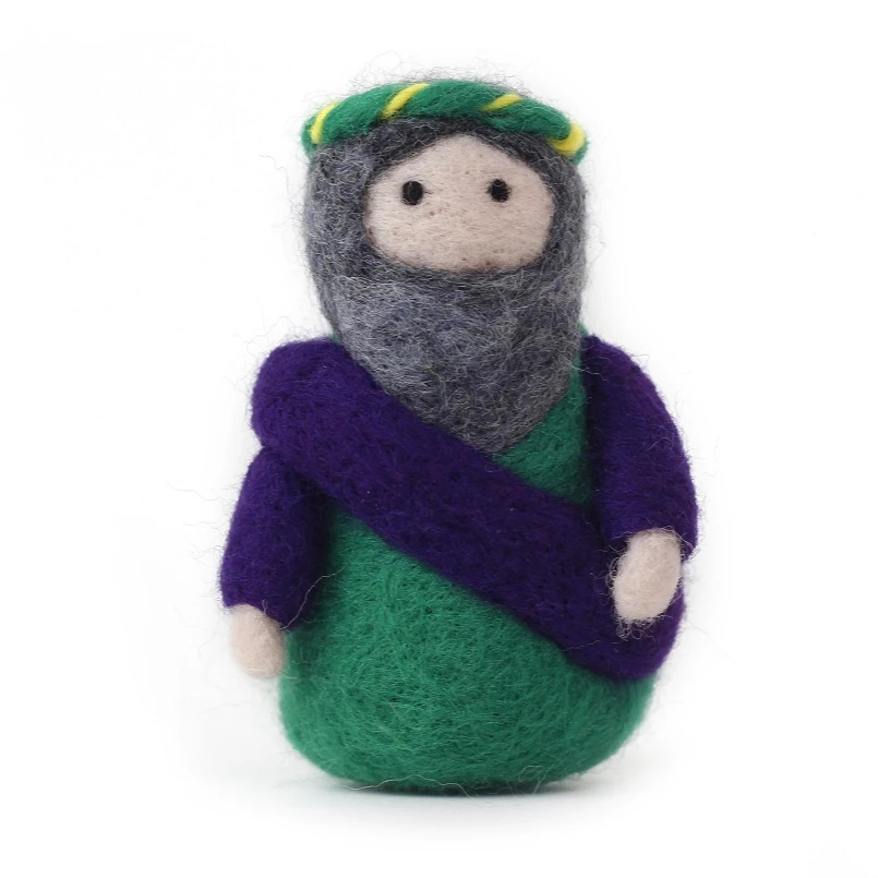 Jesus Series DIY Needle Felting Kit &ndash; Sustainable Wool, Soft Colors, Perfect for Kids & Craft Lovers