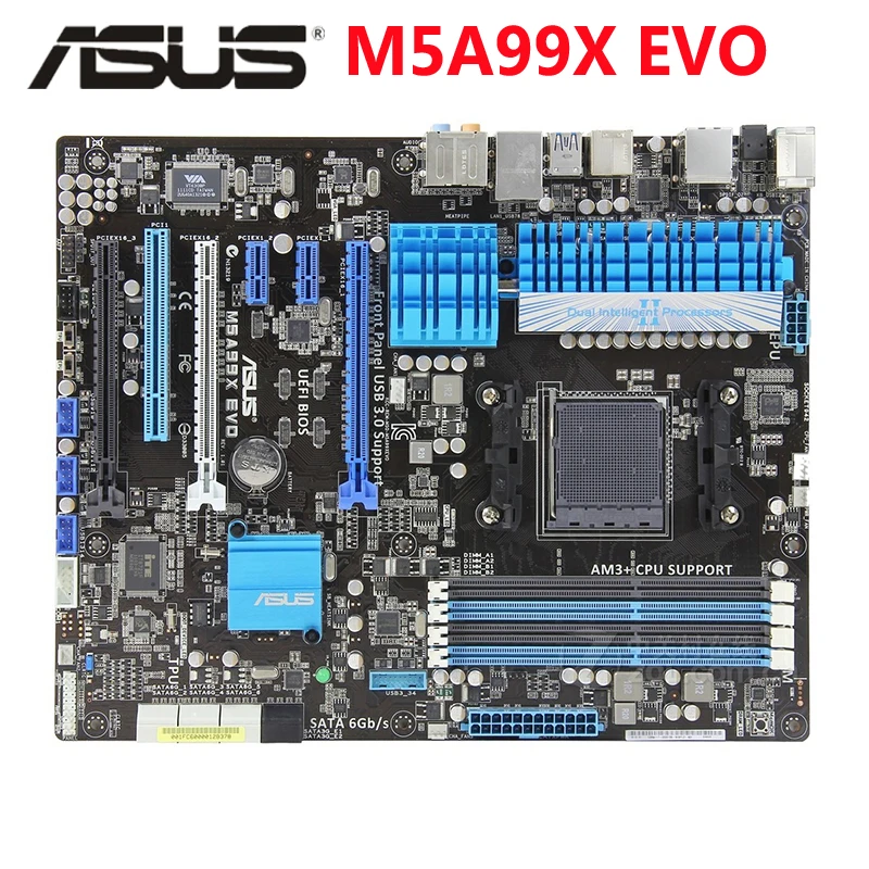 Материнская плата по стандарту ASUS M5A99X EVO материнская ATX разъем AM3 + системная DDR3