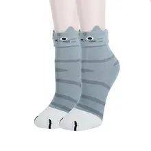 Новейшая модель; 1/3/5 пар детских носков с рисунком в виде кошачьей лапки, Носки с рисунком из аниме Япония Косплэй вязаные носки