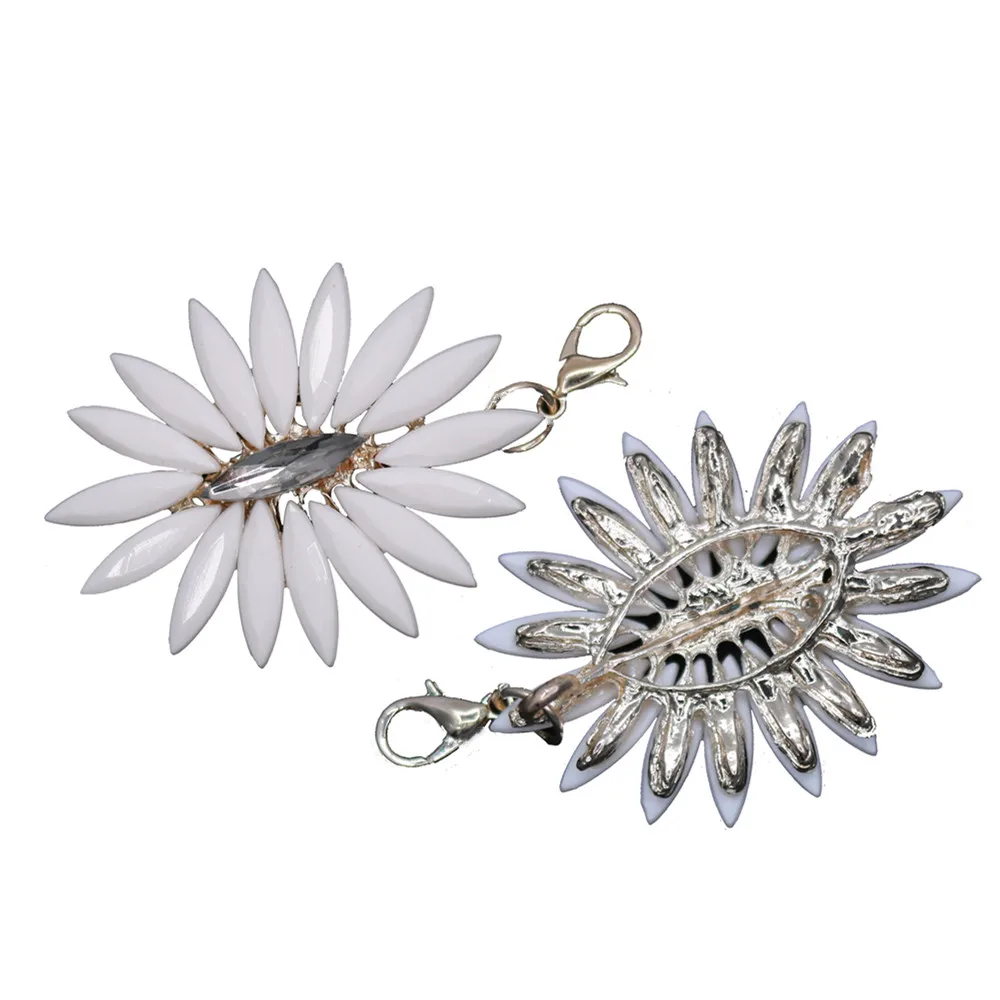 Good quality 57mm metal rhinestones button with sweater coat decoration button accessories DIY 1Pcs/Lot SP-0071