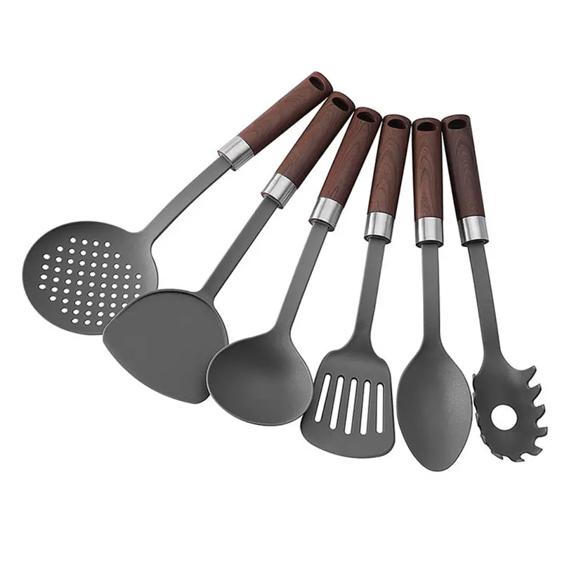 PROD 1005003345302699 1pcs Nylon Kitchenware Kitchen Gadgets Non Stick
Black Cook Utensils Heat Resistant Cooking Turner Soup Ladle Spatula
Shovel