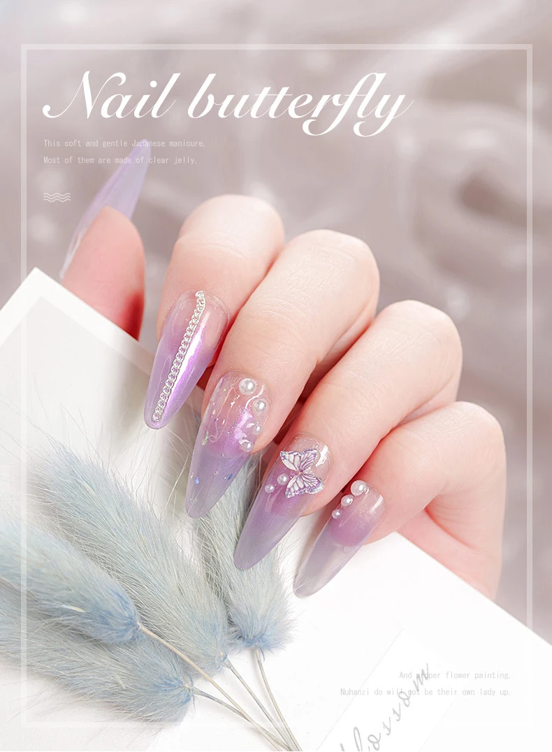 21新3次元蝶飾りつや消し蝶ジュエリー爪アクセサリーネイルアートデコレーションdiyマニキュア Rhinestones Decorations Aliexpress