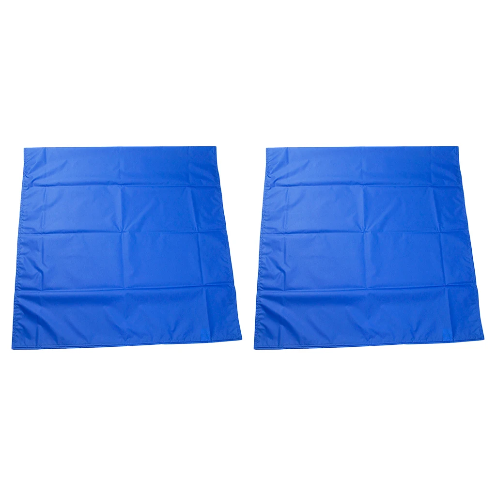 2pcs Multi-function Reusable Nursing Transfer Slide Sheet for Patient Elderly Home Hospital Spa Use Blue - 75x75cm