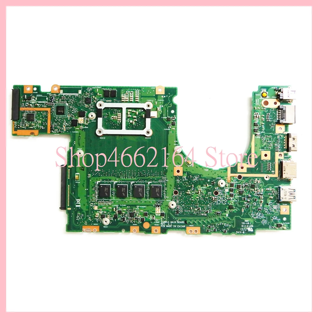 S400CA материнская плата REV3.1 для ASUS I5 3317/I5 3337CPU 4 Гб Оперативная память Материнская