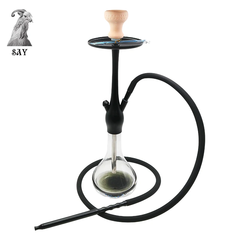 SY Средний размер стеклянный кальян набор наргиле, кальян с металлическим углем щипцы для курения водопровод Chicha Аксессуары 3 цвета