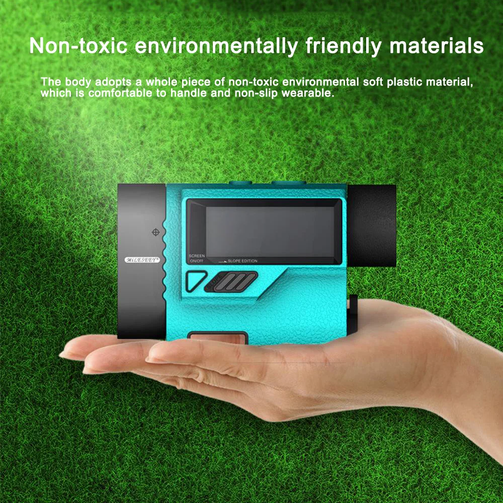 Distance Meter Monocular Laser 600-1500M Telescope Laser Rangefinder for Golf Hunting Laser Range Finder Mileseey PF3S