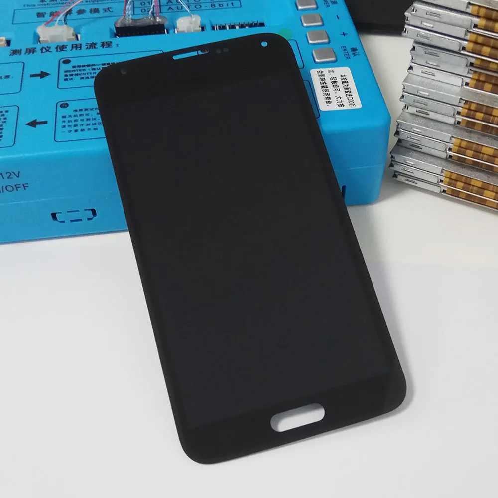 Super AMOLED Replacement For Samsung GALAXY S5 G900 G900F LCD Display Touch Screen Digitizer Assembly+Tools